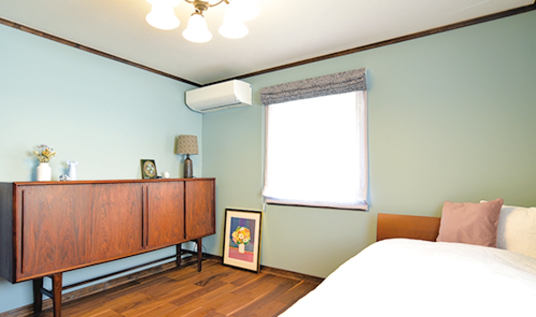 天然木が印象的